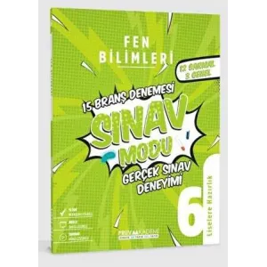 Pruva Akademi 6. Sınıf Fen Bilgisi Branş Denemesi