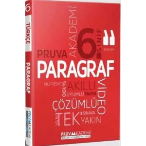 Pruva Akademi 6. Sınıf Paragraf Soru Bankası