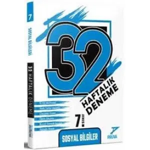 PRUVA AKADEMİ 7. SINIF 32 HAFTA SOSYAL BİLGİLER