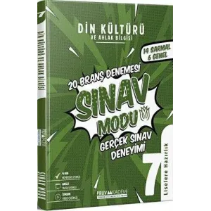 Pruva Akademi 7. Sınıf Din Kültürü ve Ahlak Bilgisi Deneme