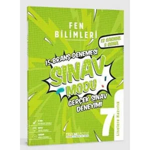 Pruva Akademi 7. Sınıf Fen Bilgisi Branş Denemesi