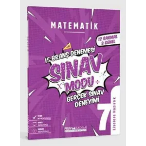 Pruva Akademi 7. Sınıf Matematik Sınav Modu 15 Deneme