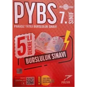Pruva Akademi 7. Sınıf PBYS Bursluluk 5`li Deneme