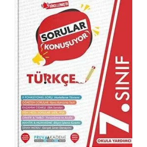 Pruva Akademi 7. Sınıf Türkçe Sorular Konuşuyor Soru Bankası