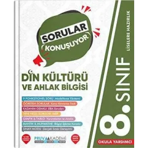Pruva Akademi 8. Sınıf Din Kültürü Ve Ahlak Bilgisi Soru Bankası