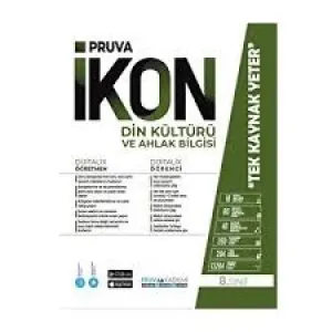 PRUVA AKADEMİ 8. SINIF İKON ETKİNLİKLİ SORU BANKASI DİN KÜLTÜRÜ