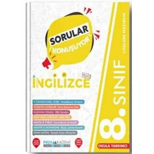 Pruva Akademi 8. Sınıf İngilizce Sorular Konuşuyor