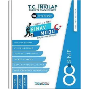 Pruva Akademi 8. Sınıf İnkılap Tarihi ve Atatürkçülük 20 Deneme