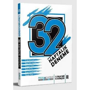 Pruva Akademi 8. Sınıf T.C. İnkılap Tarihi ve Atatürkçülük 32 Haftalık Deneme