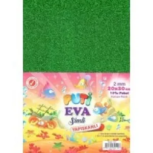 Puti Eva A4 Simli Yapışkanlı 10lu Karışık Renk 1147