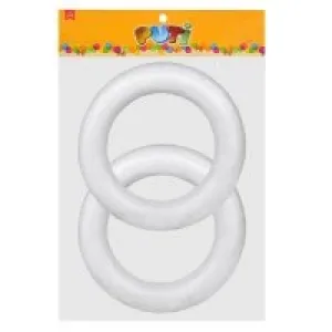 Puti Köpük Halka 15 Cm 2li 4971