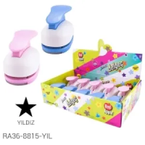 Red Apple Şekilli Delgeç 3.80 Cm Büyük Boy Yıldız Ra36-8815