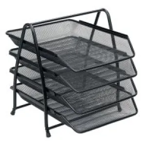 Rubenis 9184-s Evrak Rafi 4lü Siyah