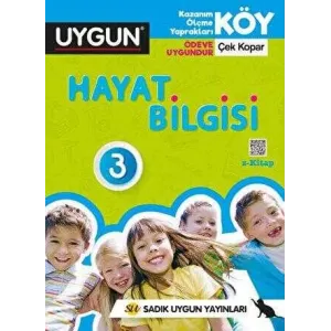 Sadık Uygun Yayınları 3. Sınıf KÖY Hayat Bilgisi Çek Kopar Test