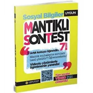 Sadık Uygun Yayınları 7. Sınıf Sosyal Bilgiler Mantıklı Son Test