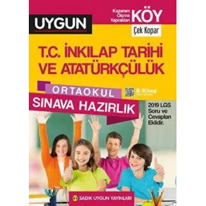 Sadık Uygun Yayınları 8. Sınıf T.C. İnkılap Tarihi ve Atatürkçülük KÖY Çek Kopar