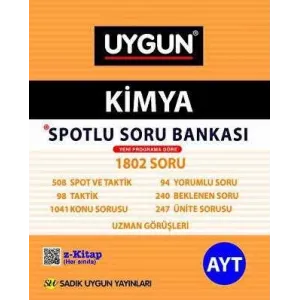 Sadık Uygun Yayınları AYT Kimya Spotlu Soru Bankası