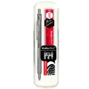 Scrikss Versatil Kalem Graph-x 3lü Set 0.5 Mm Saten Gri