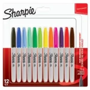 Sharpie Fine Permanent Markör Krş.12li 2157681