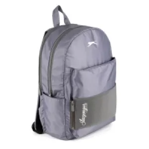 Slazenger Sırt Çantası Gri Önü Gümüş Bant Detaylı Paraşüt 23146