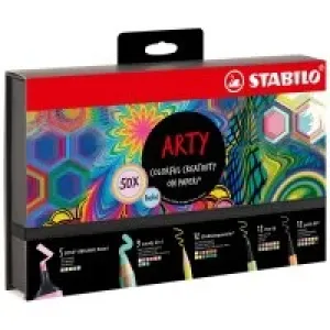 Stabilo Kreatif Pastel Mix Set Arty 50li Yeni 51001077