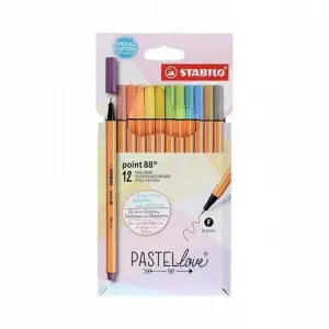 Stabilo Point 88 Pastellove 12`Li