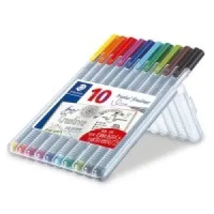 Staedtler 334 Sb10ac Triplus Fineliner 10lu