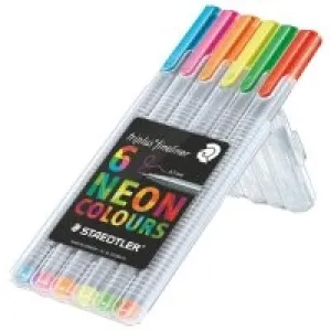 Staedtler 334 Sb6cs3 Triplus Fineliner Neon 6lı