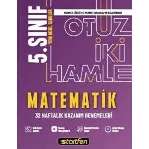 Startfen Yayınları 5. Sınıf - Matematik 32 Hamle Kazanım Denemeleri