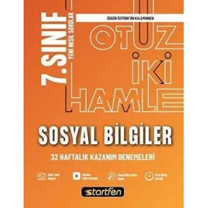 Startfen Yayınları 7. Sınıf Sosyal Bilgiler 32 Haftalık Kazanım Denemeleri