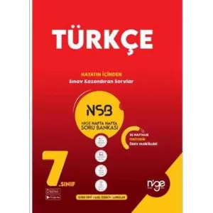 Startfen Yayınları 7. Sınıf Türkçe NSB Nige Hafta Hafta Soru Bankası