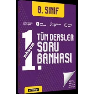Startfen Yayınları 8. Sınıf 1. Dönem Tüm Dersler Soru Bankası