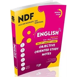 Startfen Yayınları 8. Sınıf English NDF Nige Unit Booklets