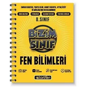 Startfen Yayınları 8. Sınıf Fen Bilimleri Bizim Sınıf Defter