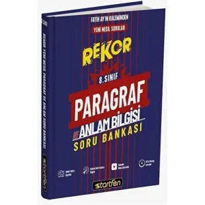 Startfen Yayınları 8. Sınıf Paragraf ve Anlam Bilgisi Rekor Soru Bankası