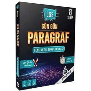 Strateji Yayınları 8. Sınıf LGS Gün Gün Paragraf Soru Bankası