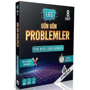 Strateji Yayınları 8. Sınıf LGS Gün Gün Problemler Yeni Nesil Soru Bankası
