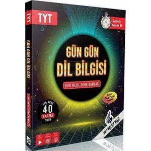 Strateji Yayınları TYT Gün Gün Dil Bilgisi Yeni Nesil Soru Bankası