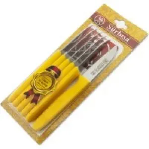 Sürbısa 61007 Meyve Takım Bıçağı 6lı - Sarı