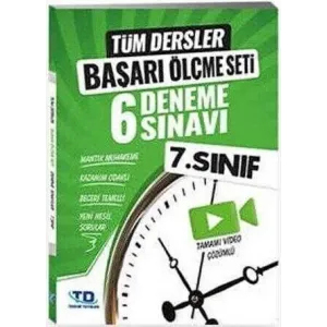 Tandem Yayınları 7. Sınıf Tüm Dersler Başarı Ölçme Seti 6 Deneme Sınavı