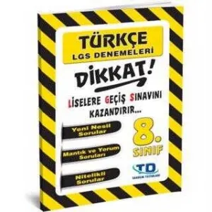 Tandem Yayınları 8. Sınıf Türkçe LGS Deneme
