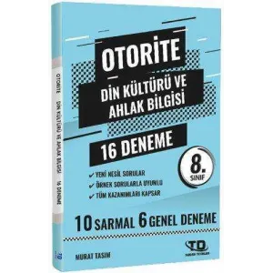 Tandem Yayınları LGS Din Kültürü ve Ahlak Bilgisi 8. Sınıf 16 Deneme Otorite