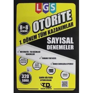Tandem Yayınları LGS Otorite 1. Dönem Sayısal Denemeler