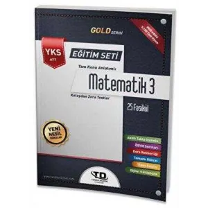 Tandem Yayınları Tandem Akademi Gold Serisi Matematik 3 YKS AYT 25 Fasikül