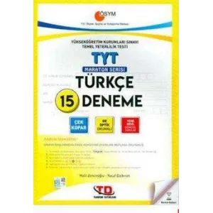Tandem Yayınları Tandem TYT Türkçe 15 Deneme