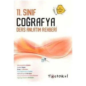 Test Okul Yayınları 11. Sınıf Coğrafya Ders Anlatım Rehberi