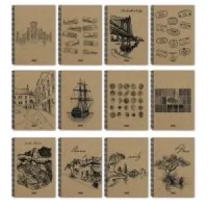 Tokaç A5 Kraft Kapak Sipiralli Defter 100 Yaprak Çizgili Tok-2930