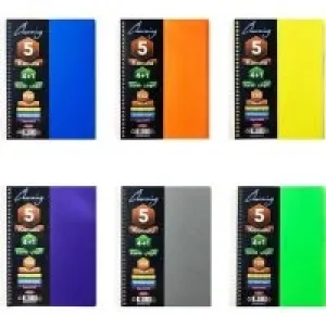 Tokaç Ayraçlı Defter 4+1 A5 150 Yaprak Tok-600