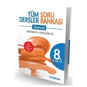 Tudem 8.Sınıf Tüm Dersler Sayısal Soru Bankası