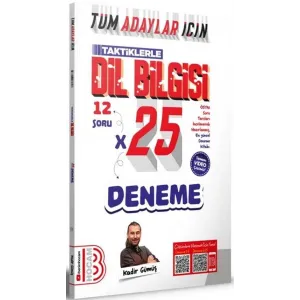 Tüm Adaylar İçin Taktiklerle Dil Bilgisi Tamamı Video Çözümlü 25 Deneme